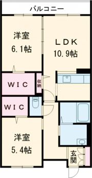 シャーメゾン紺屋の間取り画像