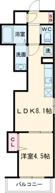 F asecia BONNYの間取り画像