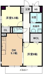 第2ファミール大津の間取り画像