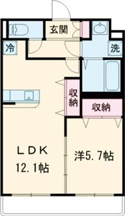 レジデンス カノンの間取り画像