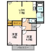フレグランスのだやまの間取り画像