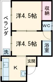 タチバナ荘一戸建ての間取り画像