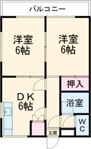 グランコート滝野の間取り画像