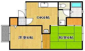 リヴェールエレガンAの間取り画像