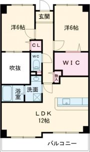 プレザント枚方の間取り画像