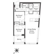 オープンブルーム渋谷本町の間取り画像