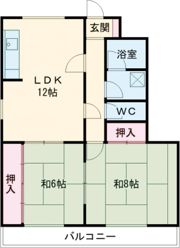 加藤コーポの間取り画像