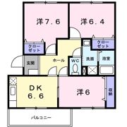 メゾンプルミエールⅣの間取り画像