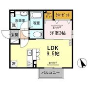 ミーティアの間取り画像