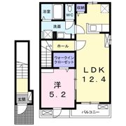 ハイツ HAYASHI 2の間取り画像