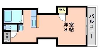 パルフェ八坂の間取り画像