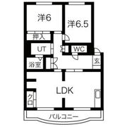 柔美和マンション蘭（やわらみわ）の間取り画像