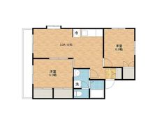 蘭ビルの間取り画像