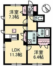 クレシェンテの間取り画像