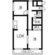 ガーデンハイツAの間取り画像