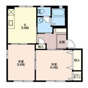 チャーリーズ Fの間取り画像