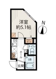 GardenCourtさくら通りの間取り画像