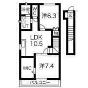デュースHINAの間取り画像