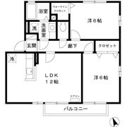ウィルモア・ラフォーレの間取り画像