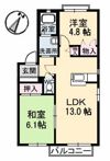 しおん B棟の間取り画像