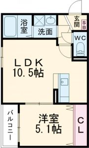 アドバンス隅の浜の間取り画像
