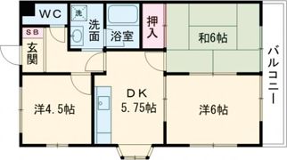 ケスハイツ一色の間取り画像