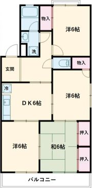 サンパーク森の間取り画像