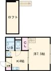 メープルコートⅡの間取り画像