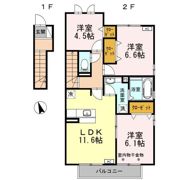 コンフォートヴィラの間取り画像