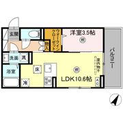 トリシア博多麦野 壱番館の間取り画像