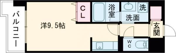 クレスト熊本城の間取り画像
