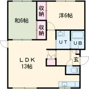 コーポ赤松Ⅰの間取り画像