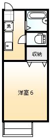 ペガサスハイツの間取り画像