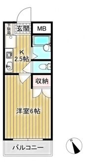 メゾンドブランシュの間取り画像