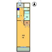 クレールたつたの間取り画像