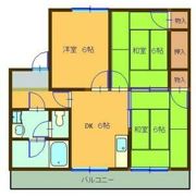 コーポ倉知の間取り画像