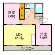 リバーヒルⅠの間取り画像