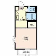 バルコリーヌ三本柳の間取り画像