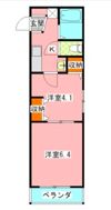 アルコープ2の間取り画像
