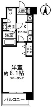 シティコート所沢の間取り画像
