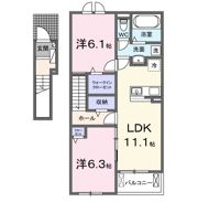 バーディ メゾンの間取り画像