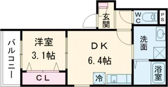 ジーメゾン御殿山の間取り画像