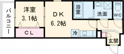 ジーメゾン御殿山の間取り画像