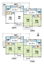 コーポ大室の間取り画像