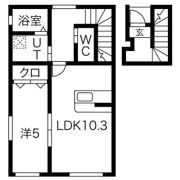 Crest尼沼B棟の間取り画像