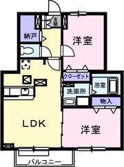 アンソレイユの間取り画像