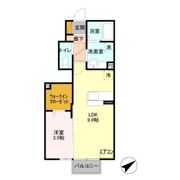 クラージュ Cの間取り画像