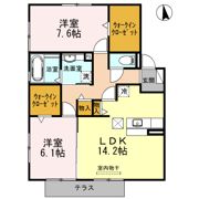 プラザセレステ Bの間取り画像