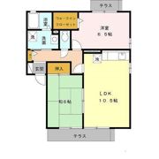 ハイツ椿の間取り画像