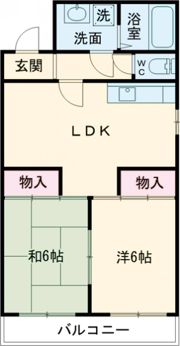 センチュリー三島の間取り画像
